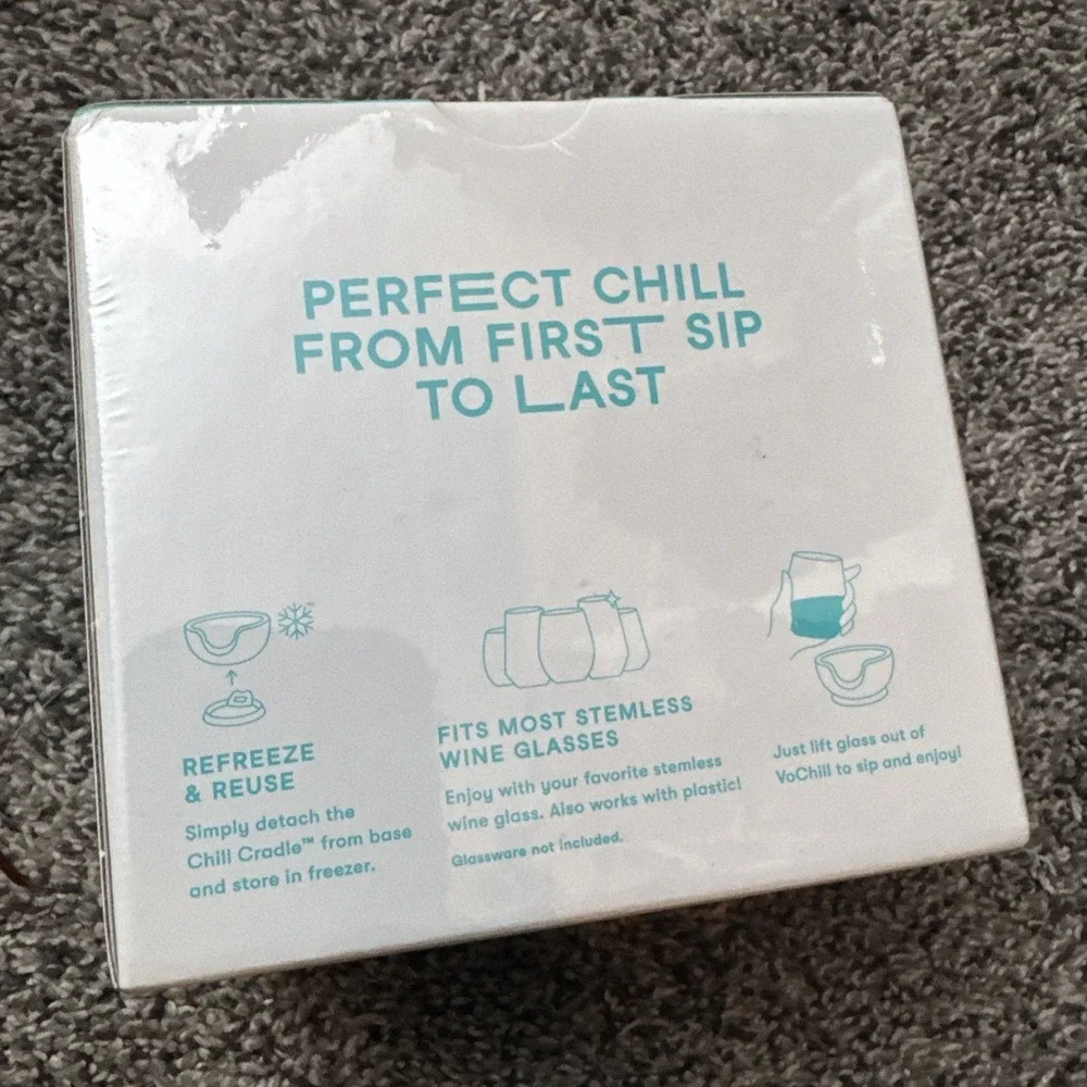 Stemless Wine Glass Chiller | Keep the Chill In Your Stemless Single Quartz New